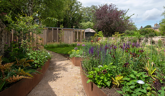 A garden design in Grange